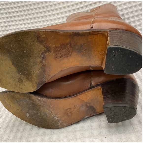 Vintage Gucci Riding Boots in Brown Leather - Size 6 - Picture 8 of 11